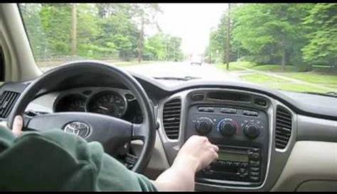 Test Drive the 2003 Toyota Highlander - YouTube