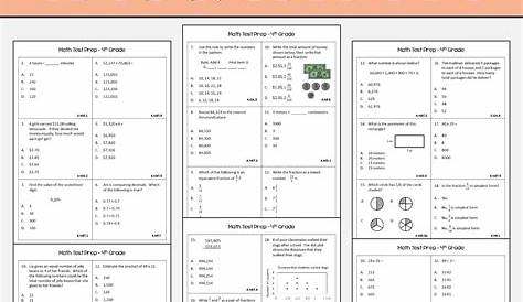 math worksheets for 4th graders