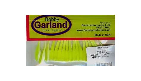 Bobby Garland 2" Baby Shad (Bone white/chart.)