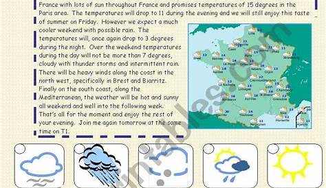 Forecasting Weather Map Worksheet 21