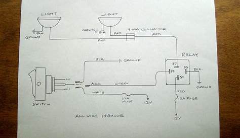 wiring diagram for fog lights