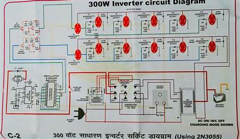 circuit diagram and working of inverter