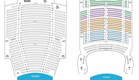kansas city music hall seating chart with seat numbers