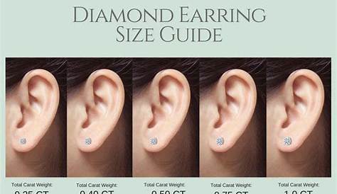 Diamond Earring Size Guide. Choose your size and create your own