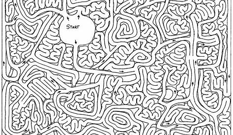 Hard Mazes - Best Coloring Pages For Kids