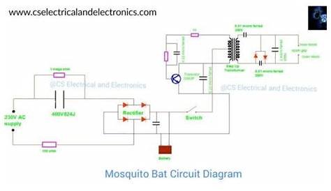mosquito bat circuit diagram pdf