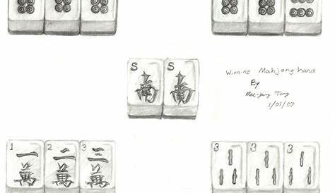 Winning Mahjong hand by MaeMaeTwin on DeviantArt