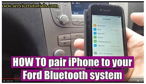 ford bluetooth not connecting