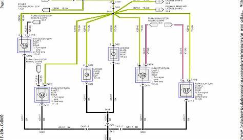 2013 F150 Front & Rear Exterior Lights Wiring Harness Diagram - Ford