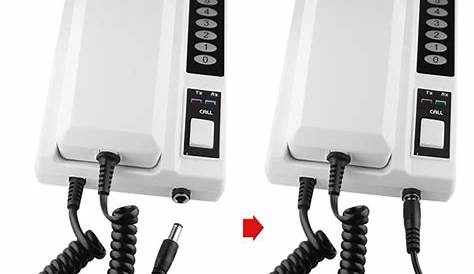 1 piece 433Mhz Wireless Intercom System Secure Interphone Handsets Extendable for Warehouse