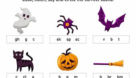 halloween printables for kindergarten
