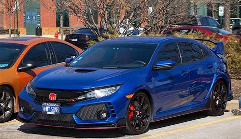 Blue Honda Civic Type R - BenLevy.com