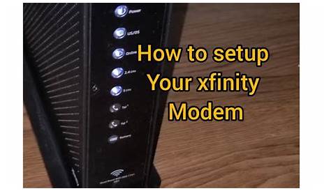 Xfinity Internet Modem Activation