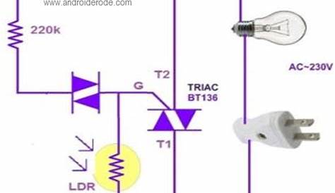 automatic street light circuit diagram pdf