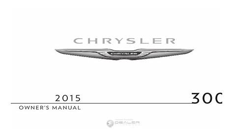 chrysler 300 owners manual