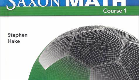 saxon math course 1 free pdf