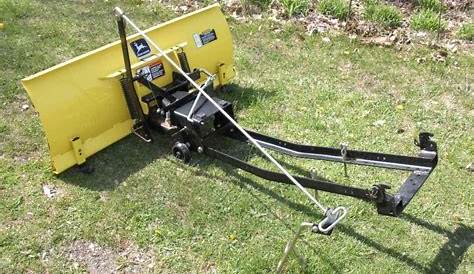 John Deere 48 Inch Snow Blade w/Mount | Live and Online Auctions on