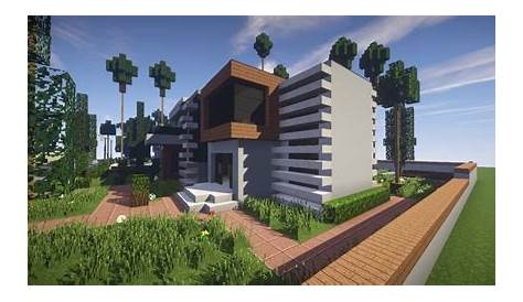 Modern House #4 + Schematics Minecraft Map