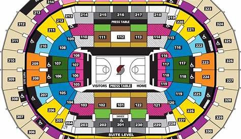 Paycom Center Seating Chart With Rows And Seat Numbers