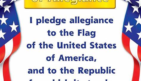 Pledge of Allegiance Chart - TCR7631 | Teacher Created Resources