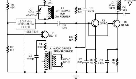 high power tv transmitter circuit diagram