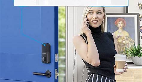 KUCACCI Smart Deadbolt Lock with Keypads, Biometric Electronic Door