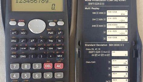 casio calculator fx-9750gii user manual