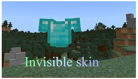 How to get an Invisible skin (Bedrock edition) - YouTube