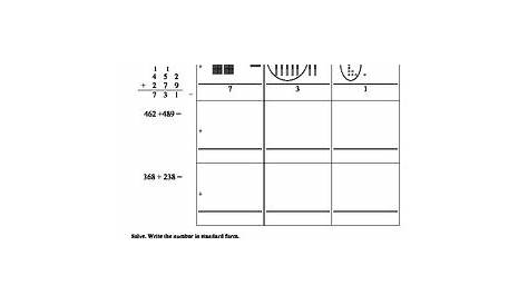 (3.NBT.2) Add & Subtract -3rd Grade Common Core Math Worksheets by