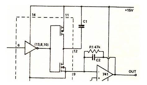 frequency to voltage converter circuit diagram