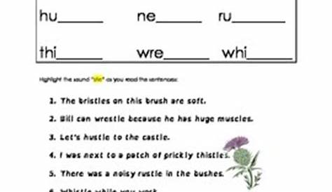 stle (consonant le syllable) worksheet and blending by Nancy Martin