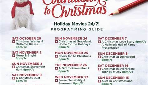 The Hallmark Channel Christmas Movies List for 2019 is Here