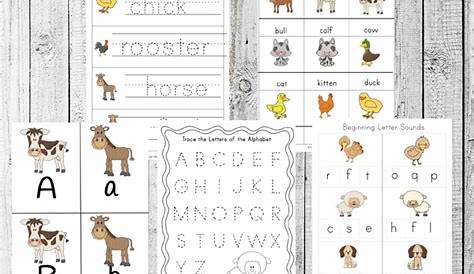 Kindergarten Worksheets and Games: FREE Farm Worksheets