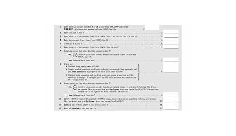 Social Security Worksheet For 1040a - Escolagersonalvesgui