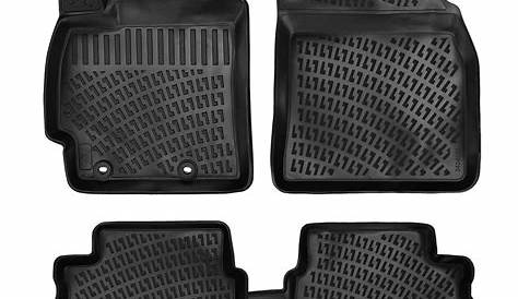 Crocliner Front and Rear All Weather Custom Fit Floor Mats Toyota