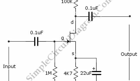 fet amplifier circuit diagram