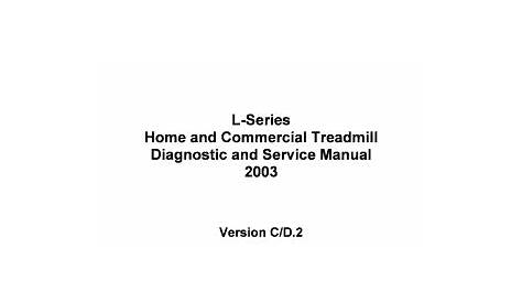 2003 Landice L7 Treadmill Manual - Fill Online, Printable, Fillable