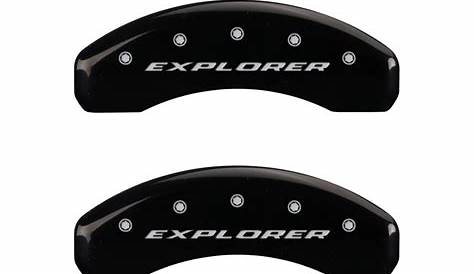 2011-2019 Ford "Explorer" Front + Rear Black MGP Brake Disc Caliper