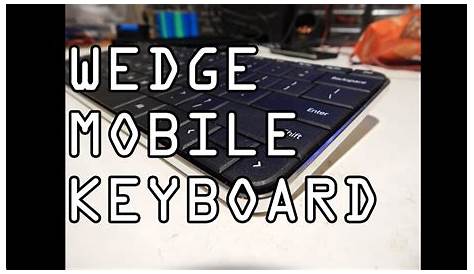 Microsoft Wedge Mobile keyboard review - YouTube