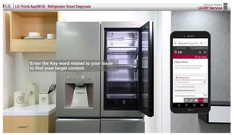 [LG ThinQ] Using Smart Diagnosis On Your LG Refrigerator - YouTube