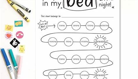 Stay in Bed Reward Chart Printable Download Hand - Etsy