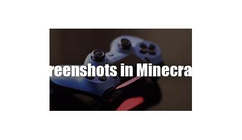 how to take a screenshot in minecraft