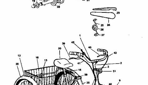worksman tricycle parts diagram
