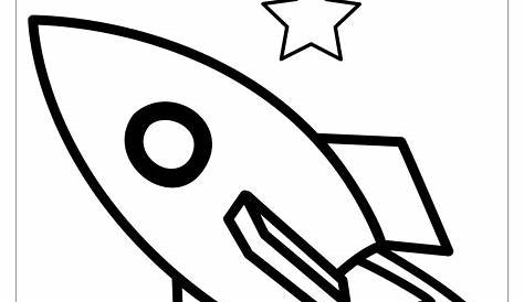 rocket printable coloring pages