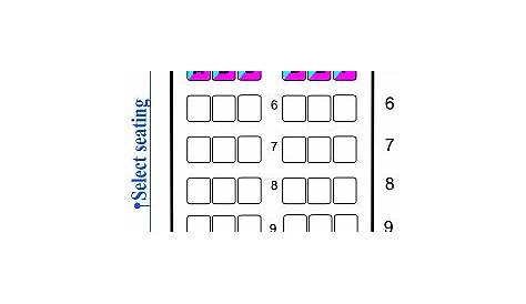 new frontier seating chart