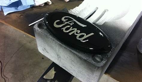 blacked out ford emblem f150