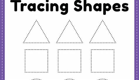 shape trace worksheets