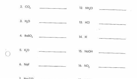 types of chemical bonds worksheet
