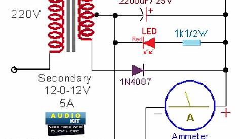 Electronic Schematic Diagrams and Circuits: 12 VOLT CAR BATTERY CHARGER