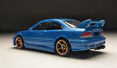 Honda Civic Si Blue Hot wheels 1/64 scale Custom plastic | Etsy